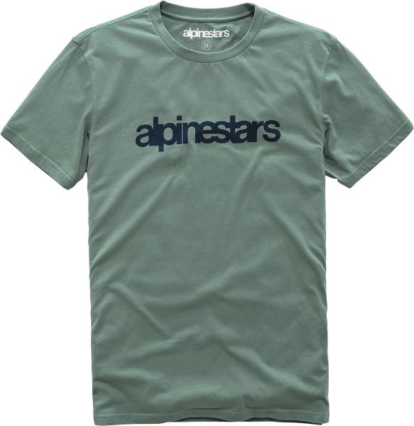 ALPINESTARS - HERITAGE WORD PREMIUM TEE SAGE 2X - Image 1