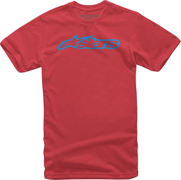 ALPINESTARS - BLAZE TEE RED/BLUE 2X - Image 1