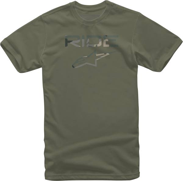 ALPINESTARS - RIDE 2.0 CAMO TEE MILITARY 2X - Image 1