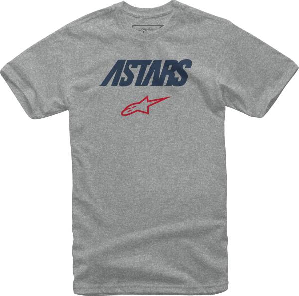 ALPINESTARS - ANGLE COMBO TEE GREY HEATHER 2X - Image 1