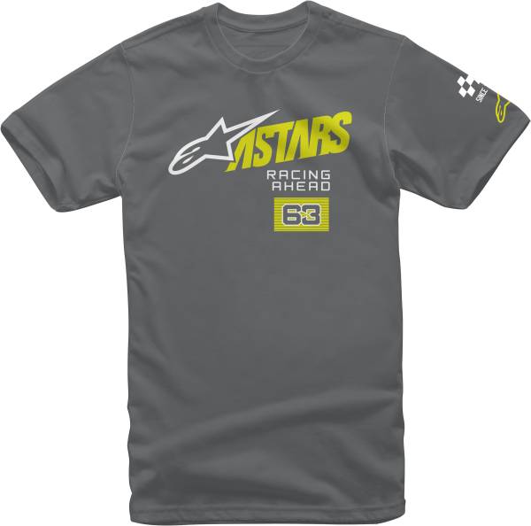 ALPINESTARS - TITLE TEE CHARCOAL 2X - Image 1