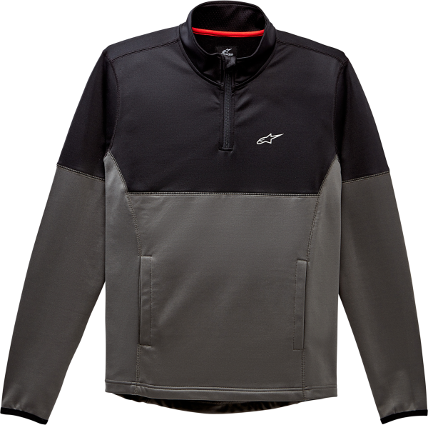 ALPINESTARS - MISSION MIDLAYER TOP BLACK/CHARCOAL 2X - Image 1