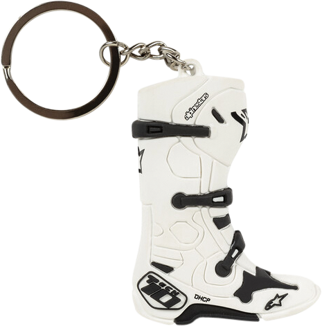 ALPINESTARS - NEW TECH 10 BOOT KEYFOB WHITE - Image 1