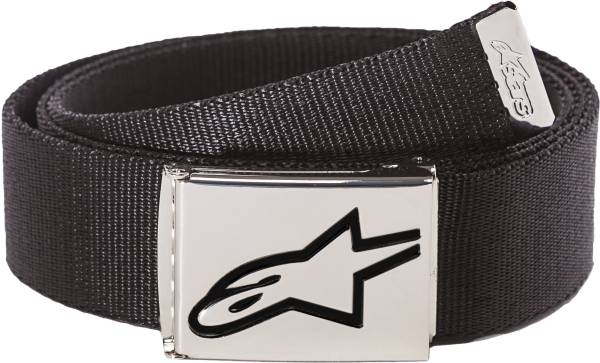 ALPINESTARS - AGELESS WEB BELT BLACK CHROME - Image 1