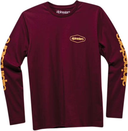 ALPINESTARS - OUTLAND PREMIUM LS TEE MAROON 2X - Image 1