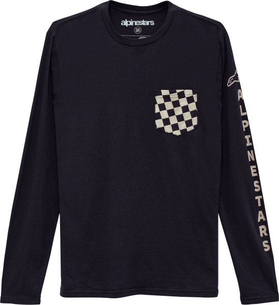 ALPINESTARS - CHECK LS TEE BLACK 2X - Image 1