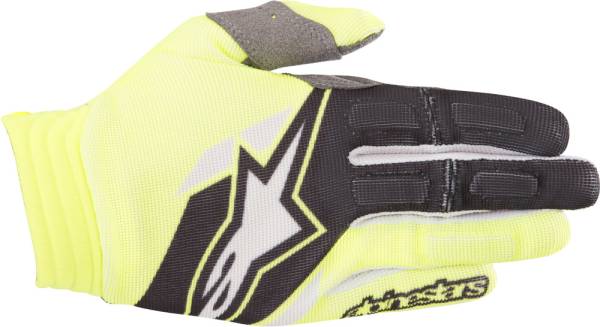 ALPINESTARS - AVIATOR GLOVES YELLOW/BLACK 2X - Image 1