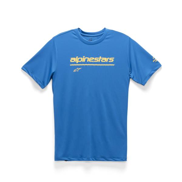 ALPINESTARS - TECH LINE UP PERFORMACE TEE BRIGHT BLUE 2X - Image 1