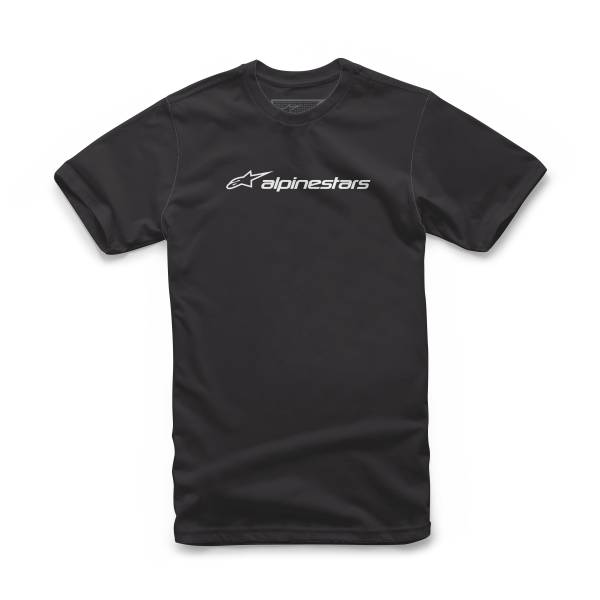 ALPINESTARS - LINEAR TEE BLACK/WHITE 2X - Image 1