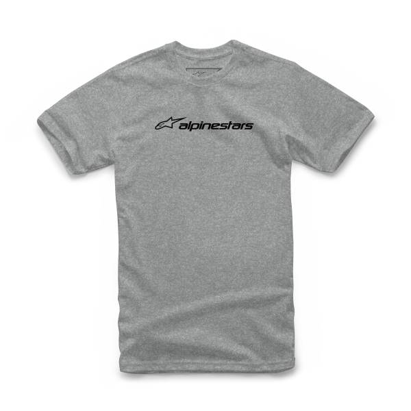 ALPINESTARS - LINEAR TEE GREY HEATHER/BLACK 2X - Image 1