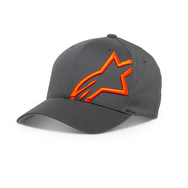 ALPINESTARS - CORP SHIFT 2 CURVED BILL CHARCOAL/ORANGE LG/XL - Image 1