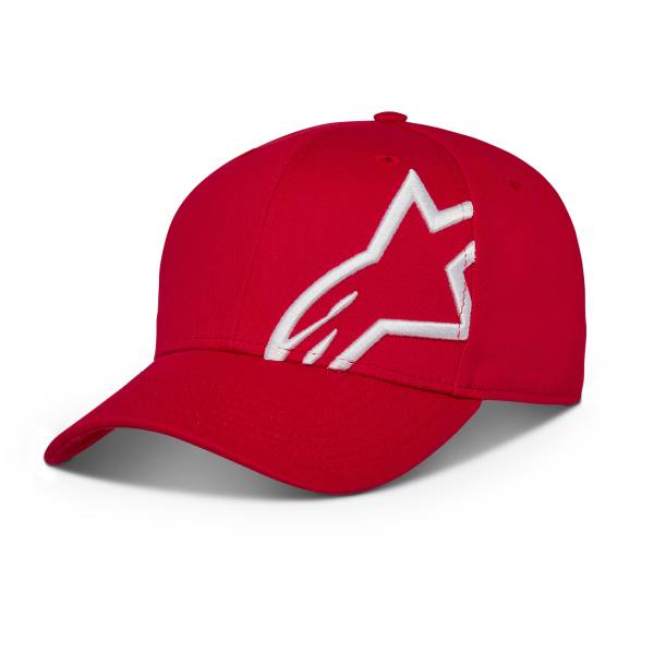 ALPINESTARS - CORP SNAP 2 HAT RED/WHITE O/S - Image 1