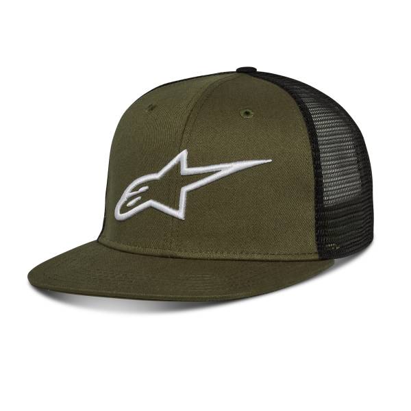 ALPINESTARS - CORP TRUCKER HAT MILITARY/ BLACK O/S - Image 1