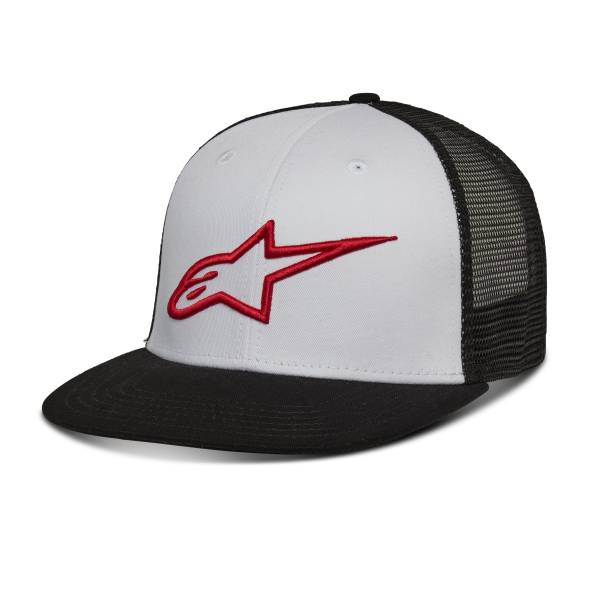 ALPINESTARS - CORP TRUCKER HAT WHITE/BLACK O/S - Image 1