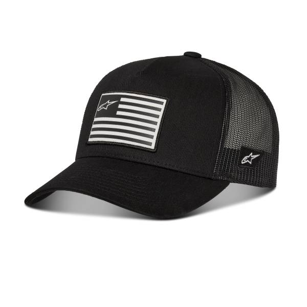 ALPINESTARS - FLAG SNAPBACK HAT BLACK/BLACK O/S - Image 1