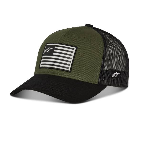 ALPINESTARS - FLAG SNAPBACK HAT MILITARY/ BLACK O/S - Image 1