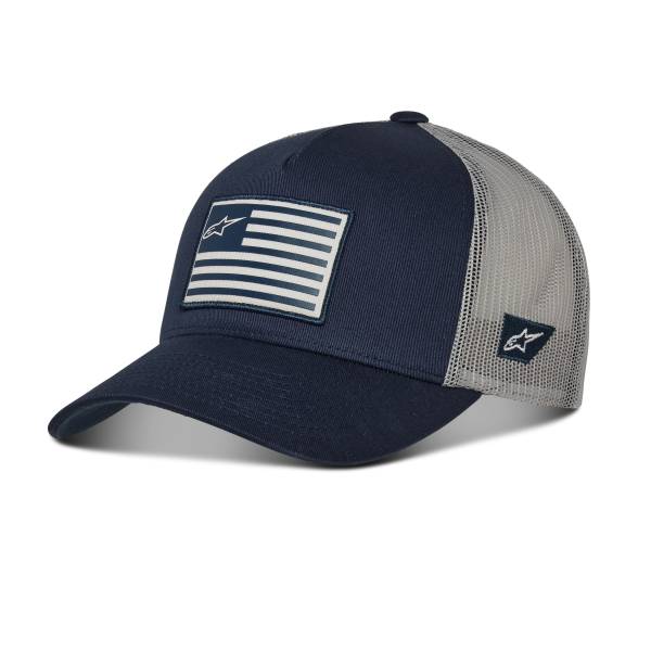 ALPINESTARS - FLAG SNAPBACK HAT NAVY/GREY O/S - Image 1