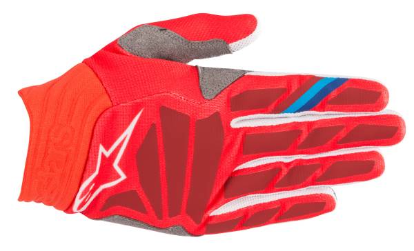 ALPINESTARS - AVIATOR GLOVES RED/BURGUNDY MD - Image 1