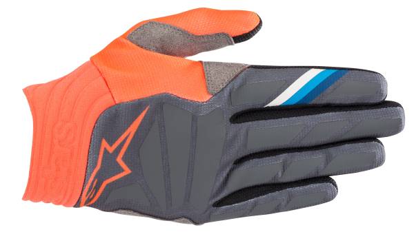 ALPINESTARS - AVIATOR GLOVES ANTHRACITE/ORANGE 2X - Image 1