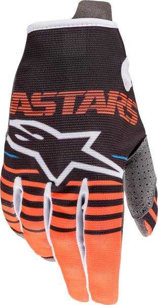 ALPINESTARS - YOUTH RADAR GLOVES ANTHRACITE/ORANGE LG - Image 1