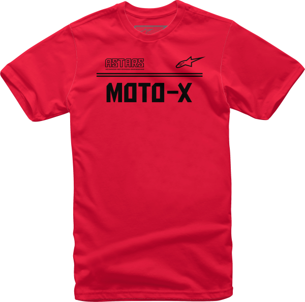 ALPINESTARS - ASTARS MOTO-X TEE RED/BLACK 2X - Image 1