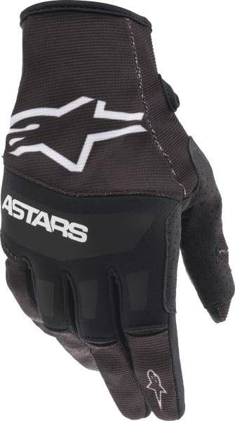 ALPINESTARS - TECHSTAR GLOVES BLACK/WHITE 2X - Image 1