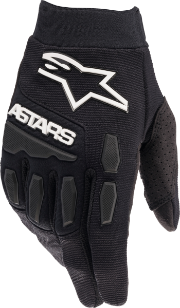 ALPINESTARS - FULL BORE GLOVES BLACK/WHITE 2X - Image 1