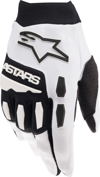 ALPINESTARS - FULL BORE GLOVES WHITE/BLACK 2X - Image 1