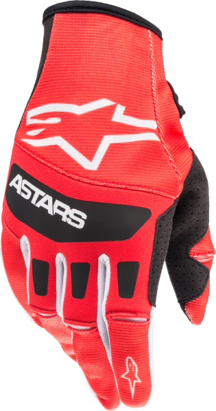 ALPINESTARS - TECHSTAR GLOVES BRIGHT RED/BLACK 2X - Image 1