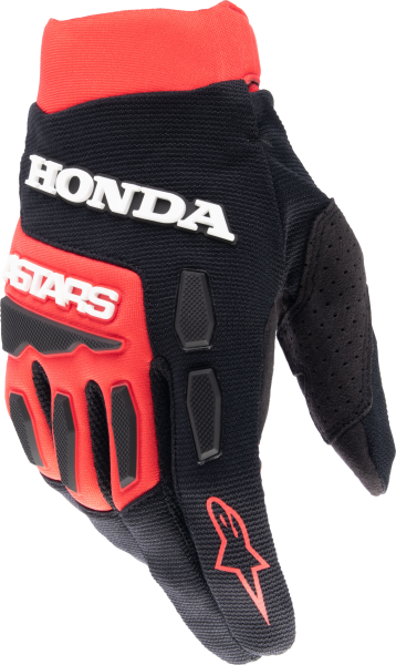 ALPINESTARS - HONDA FULL BORE GLOVES BRIGHT RED/BLACK 2X - Image 1