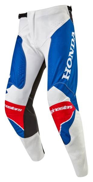 ALPINESTARS - HONDA RACER ICONIC PANTS WHT/BR BLUE/BR RED 28 - Image 1