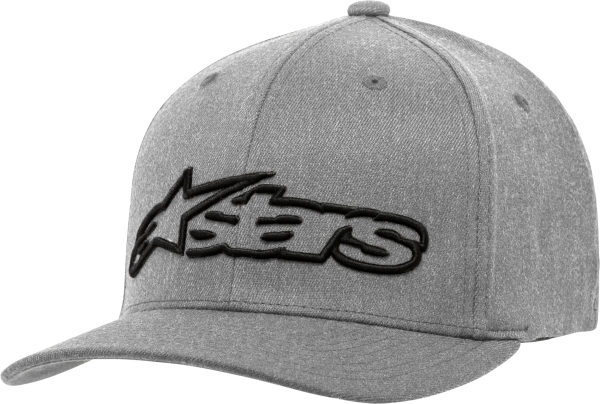 ALPINESTARS - BLAZE FLEXFIT HAT CHARCOAL HEATHER/BLACK 2X/3X - Image 1