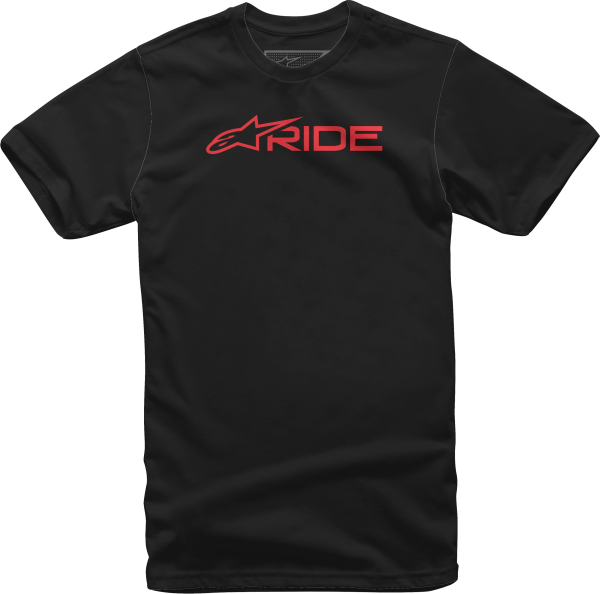 ALPINESTARS - RIDE 3.0 TEE BLACK/RED 2X - Image 1