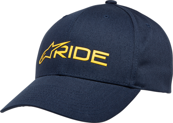 ALPINESTARS - RIDE 3.0 HAT NAVY/GOLD - Image 1