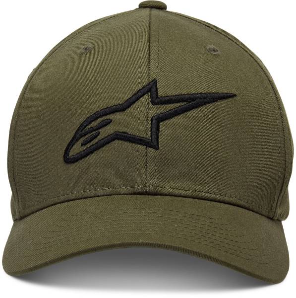 ALPINESTARS - AGELESS CURVE HAT MILITARY GREEN/BLACK LG/XL - Image 1