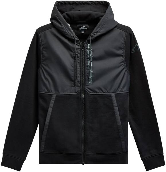 ALPINESTARS - ALIGNED HOODIE BLACK/BLACK 2X - Image 1