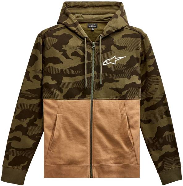 ALPINESTARS - CAMO BLOCK HOODIE MILITARY/SAND 2X - Image 1