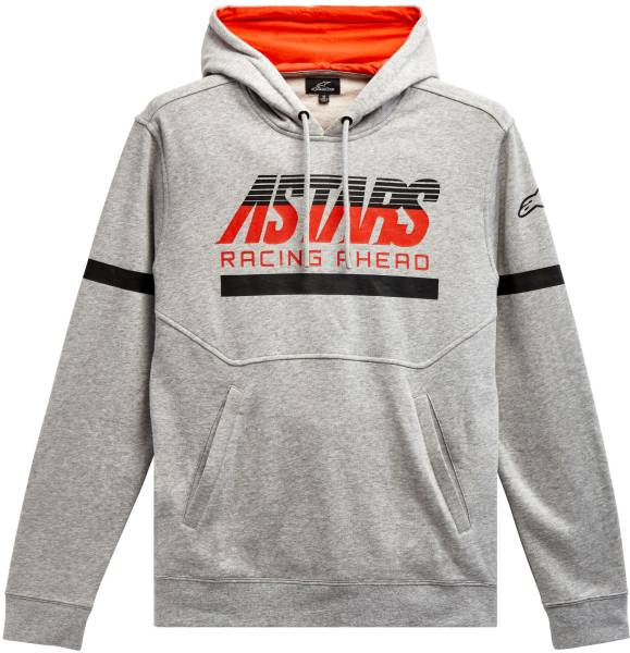 ALPINESTARS - CLUB HOODIE GREY HEATHER 2X - Image 1