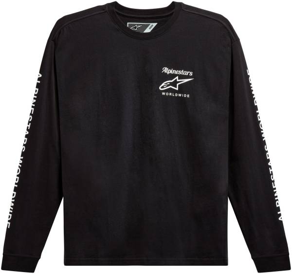 ALPINESTARS - LS AUTHENTICATED TEE BLACK 2X - Image 1