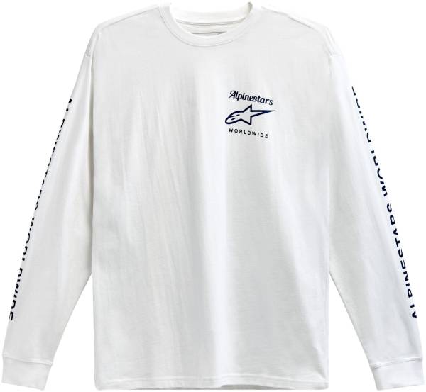 ALPINESTARS - LS AUTHENTICATED TEE WHITE 2X - Image 1