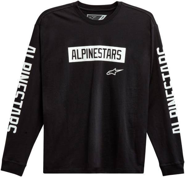 ALPINESTARS - LS FACE OFF TEE BLACK 2X - Image 1