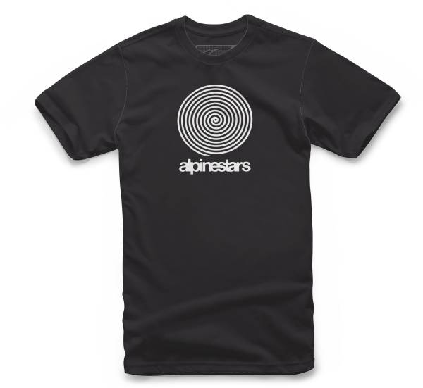 ALPINESTARS - REAL SPIRAL TEE BLACK/WHITE 2X - Image 1