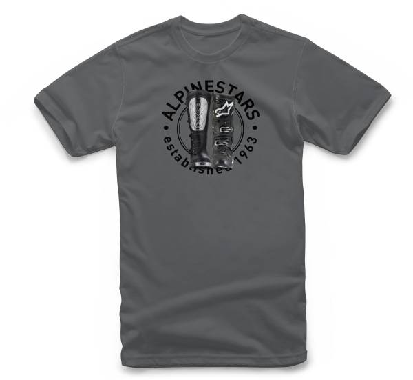 ALPINESTARS - VICTORY REVOLVE TEE CHARCOAL LG - Image 1