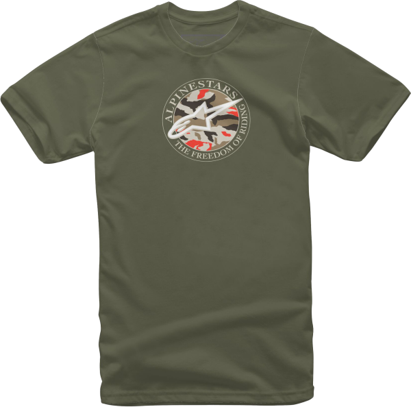 ALPINESTARS - DOT CAMO TEE MILITARY 2X - Image 1