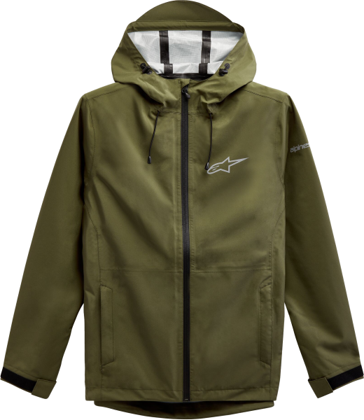 ALPINESTARS - OMNI RAIN JACKET MILITARY GREEN 2X - Image 1