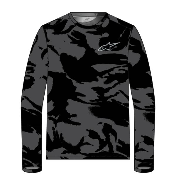 ALPINESTARS - CAMO PERFORMANCE LS TEE BLACK/CAMO 2X - Image 1