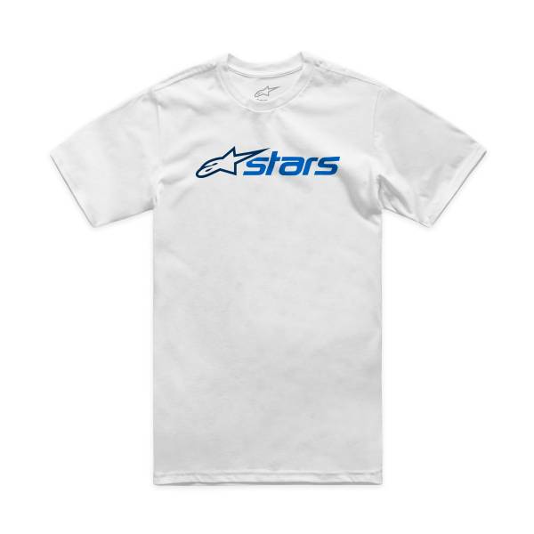 ALPINESTARS - BLAZE 2.0 CSF TEE WHITE/NAVY/BLUE 2X - Image 1