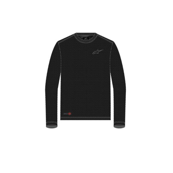 ALPINESTARS - INCLINATE LS MESH TEE BLACK 2X - Image 1