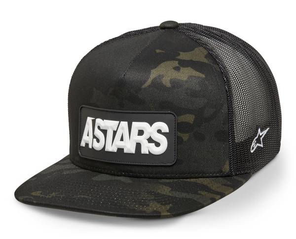 ALPINESTARS - CACHE TRUCKER HAT BLACK/BLACK - Image 1