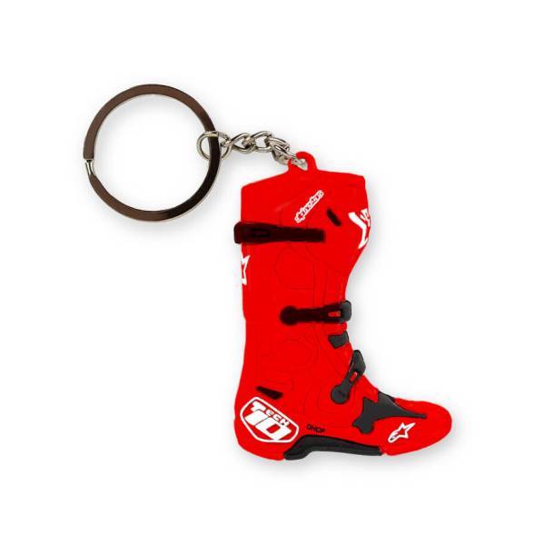 ALPINESTARS - NEW TECH 10 BOOT KEYFOB RED - Image 1